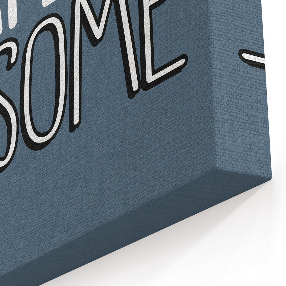 Simply Awesome - Boys Room Wall Art Kids Wall Decor