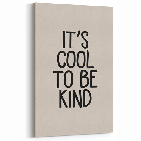 It’s Cool to Be Kind - Boys Room Wall Art Kids Decor