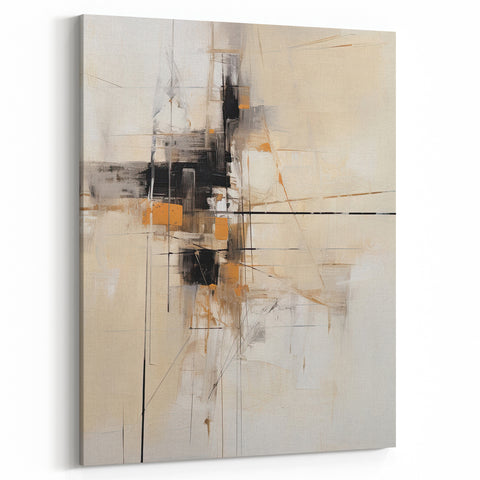 Modern Dining Room Art - Beige & Black Framed Dining Room Prints