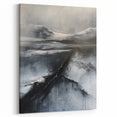 Modern Dining Room Wall Decor - Monochrome Canvas Art for Dining