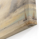 Vintage Landscape Art – Sailing Boats on Tranquil Waters – Antique Maritime Wall Art
