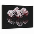 Frozen Blackberry Art – Elegant Food Photography Kitchen Print