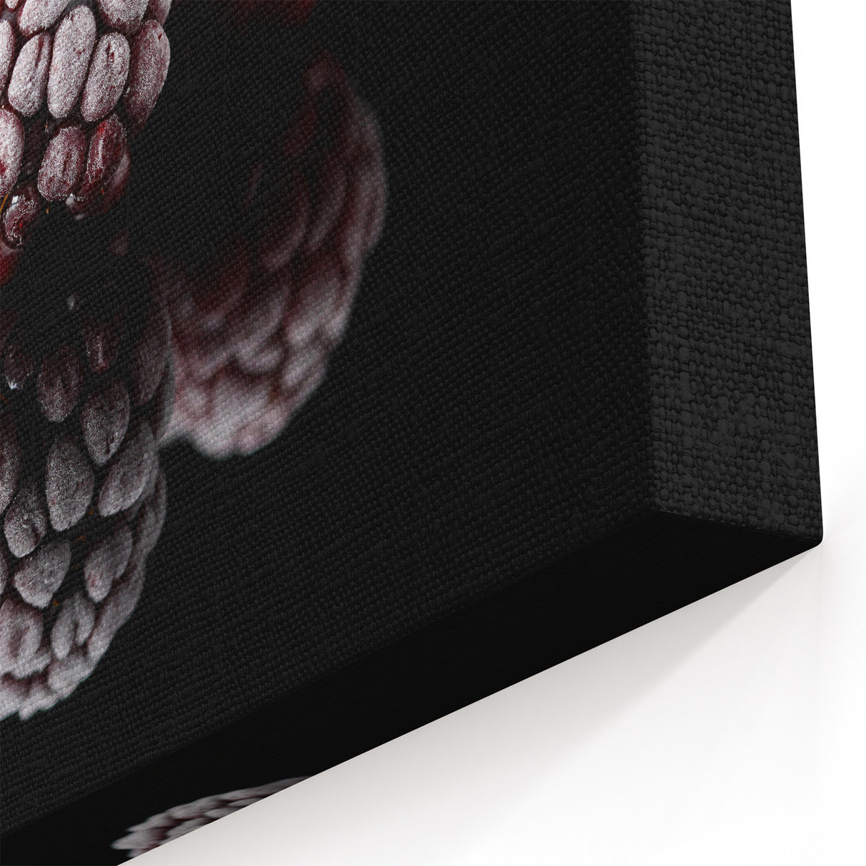 Frozen Blackberry Art – Elegant Food Photography Kitchen Print