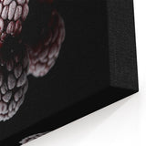 Frozen Blackberry Art – Elegant Food Photography Kitchen Print