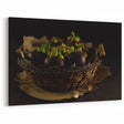 Rustic Mangosteen Basket Art – Vintage Kitchen Still Life Print