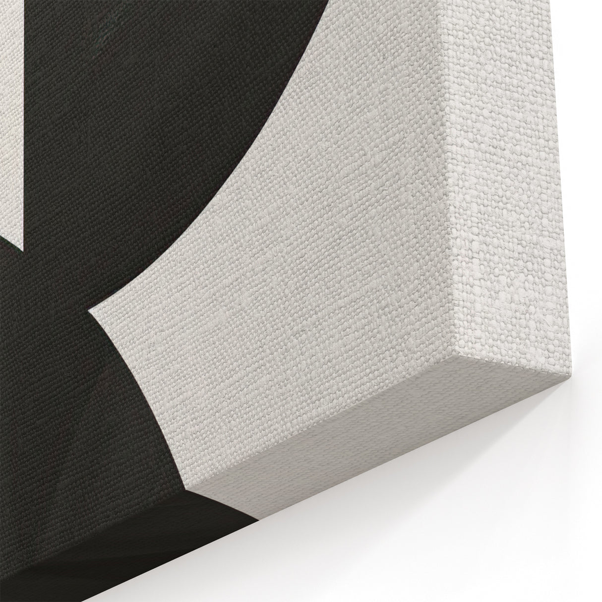 Black & White Wall Art – Modern Geometric Dining Room Print