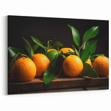 Fresh Citrus Still Life – Vibrant Orange Modern Kitchen Art