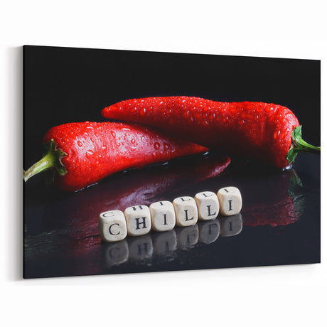 Spicy Red Chilli Art – Bold & Modern Acrylic Kitchen Artwork