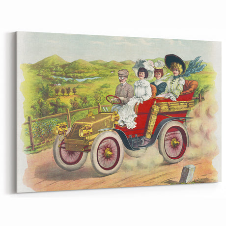 Old-World Road Trip Poster – Vintage Classic Travel Art