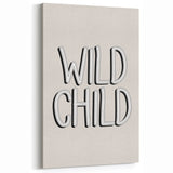 Wild Child Boys Room Wall Art – Kids Wall Art Prints for Playroom