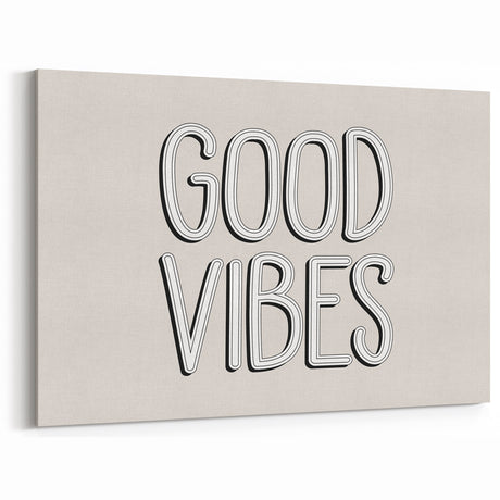 Good Vibes Boys Room Wall Art – Kids Wall Art Prints for Playroom
