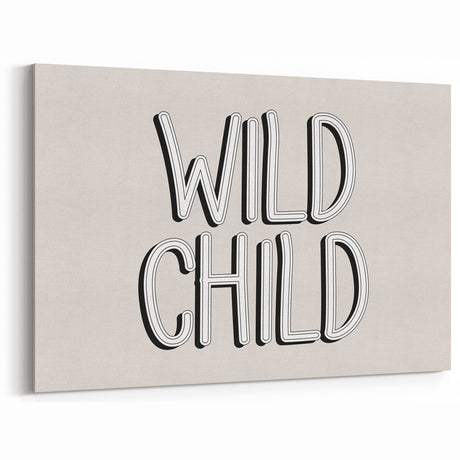 Wild Child Boys Room Wall Art – Kids Wall Art Prints for Playroom