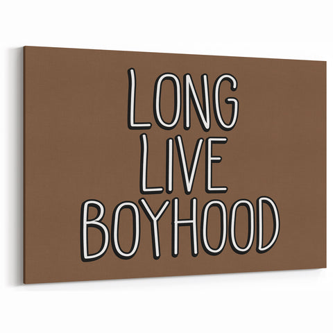 Long Live Boyhood Boys Room Wall Art – Kids Wall Art Prints