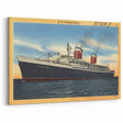 Vintage S.S. United States Travel Poster - Retro Ocean Liner Art