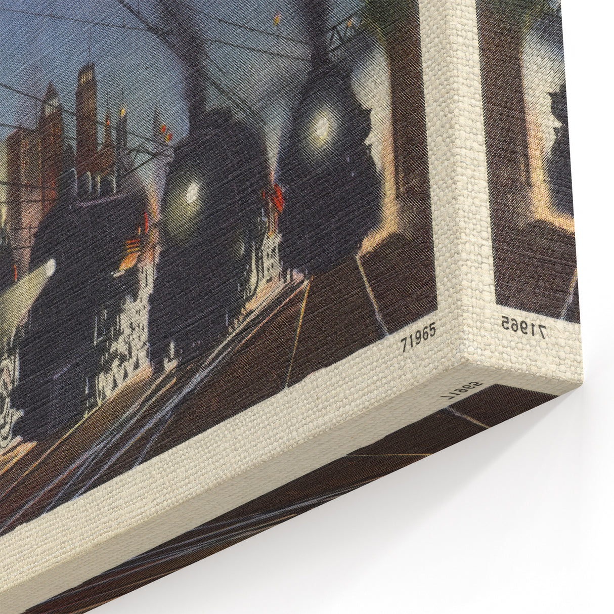 Vintage Chicago Railroad Poster - Retro Train Travel Art