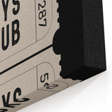 Boys Club Ticket Wall Art – Kids Wall Art Prints for Playroom