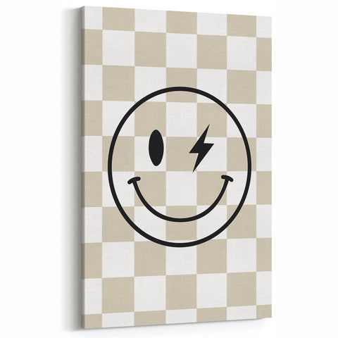 Lightning Smiley Boys Room Wall Art – Kids Wall Art Prints