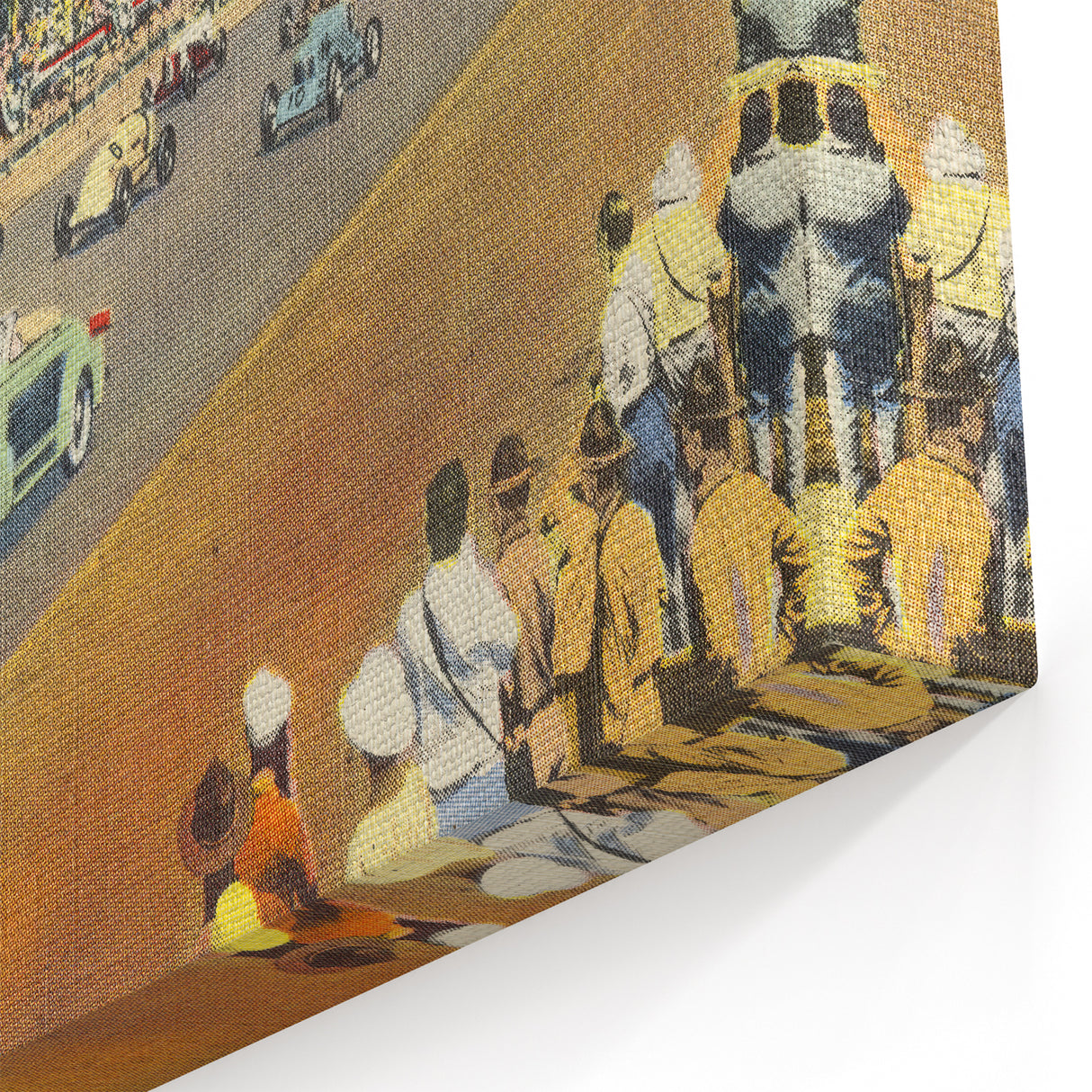 Vintage Indianapolis Speedway Poster - Retro Racing Travel Art