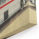 Vintage Lincoln Limited Bus Poster - Retro Travel Art