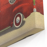 Vintage Day and Night Sewer Service Van Poster - Retro Travel Art