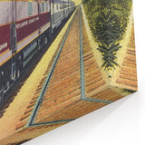 Vintage Atlantic Coast Line Train Poster - Retro "The Champion" Art