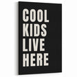 Cool Kids Live Here - Boys Room Wall Art Kids Wall Art Prints
