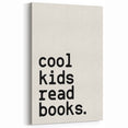 Cool Kids Read Books - Boys Room Wall Art Kids Wall Art Prints