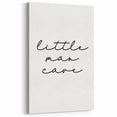 Modern Typography “Little Man Cave” Art Print for Kids Room
