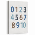 Number Wall Art - Boys Room Wall Art Kids Wall Art Prints