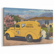 Vintage H.T. Kitchens Plumbing Van Poster - Retro Service Art