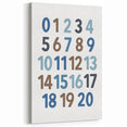 Counting Numbers Wall Art - Boys Room Wall Art Kids Wall Art Prints