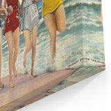 Vintage Avon-by-the-Sea Beach Travel Poster | Classic Retro Art