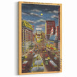 Vintage Travel Poster - Times Square by Night, NYC