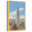 Vintage Travel Poster - Empire State Building, NYC