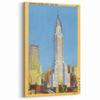 Vintage Travel Poster - Chrysler Building, NYC