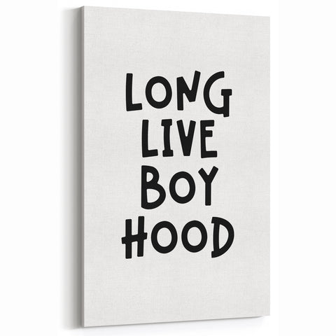 Long Live Boyhood - Boys Room Wall Art Kids Wall Art Prints