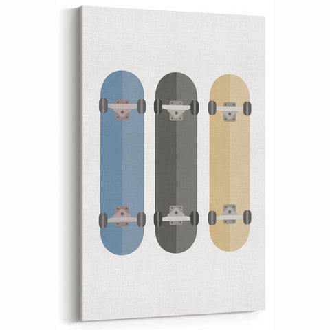 Skateboard Wall Art - Boys Room Wall Art Kids Wall Art Prints