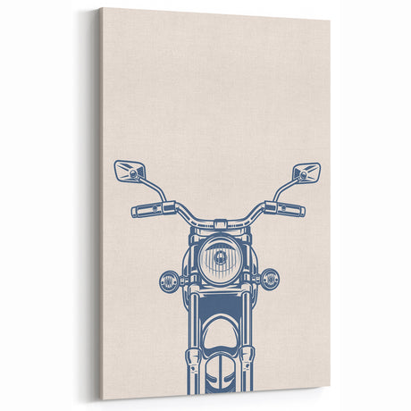 Motorcycle Handlebar Wall Art - Boys Room Wall Art Kids Wall Art Prints