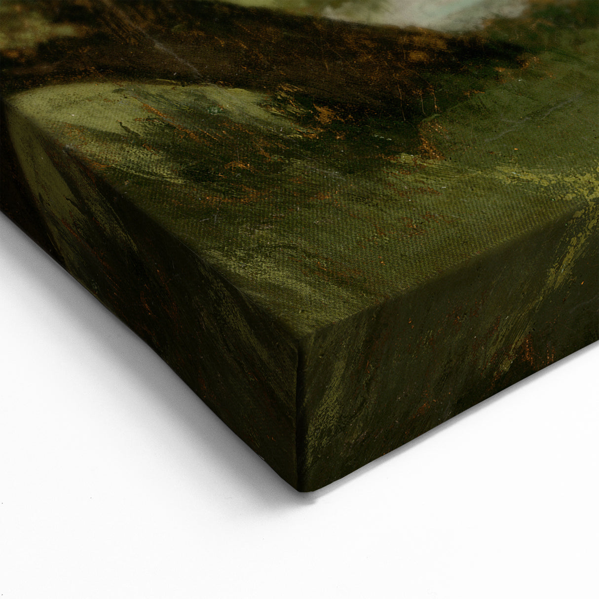 Vintage Olive Tree Art - Rustic Countryside Canvas