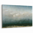 Vintage Seascape Art - Dramatic Beach Landscape Canvas