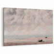 Vintage Coastal Seascape Art - Peaceful Beach Canvas
