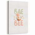 Cute Baby Bee Girls Room Wall Art – Nursery Animal Print