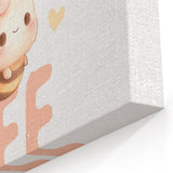 Cute Baby Bee Girls Room Wall Art – Nursery Animal Print