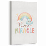 Tiny Miracle Rainbow Girls Room Wall Art – Nursery Print