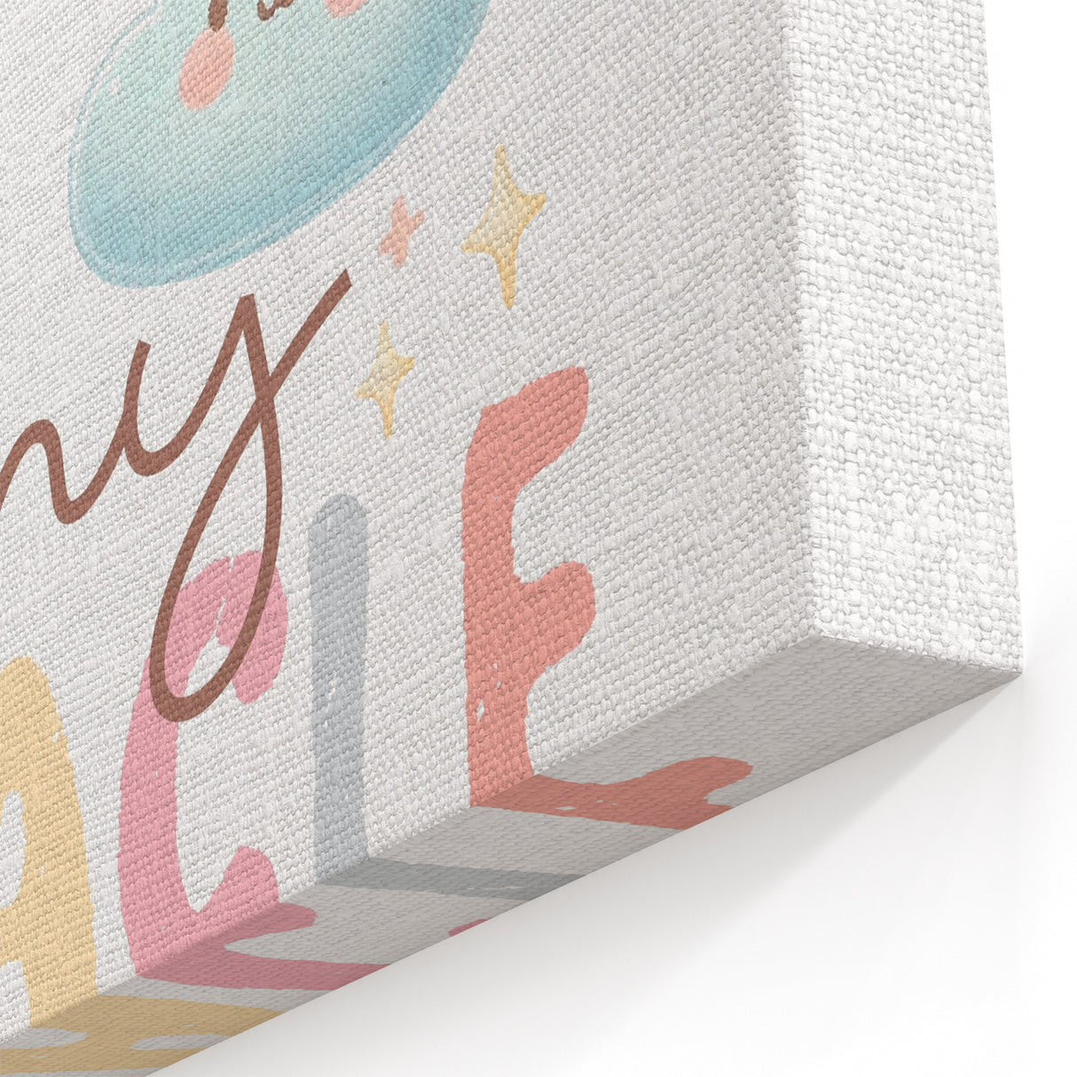 Tiny Miracle Rainbow Girls Room Wall Art – Nursery Print