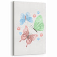 Butterfly Girls Room Wall Art – Pastel Nursery Print