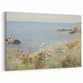 Coastal Wildflower Art - Serenity by the Sea Canvas Print