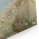 Coastal Wildflower Art - Serenity by the Sea Canvas Print