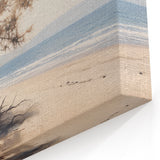 Vintage Landscape Art – Serene Coastal Scenery on Canvas