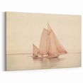 Vintage Sailboat Art - Classic Schooner on the Ocean
